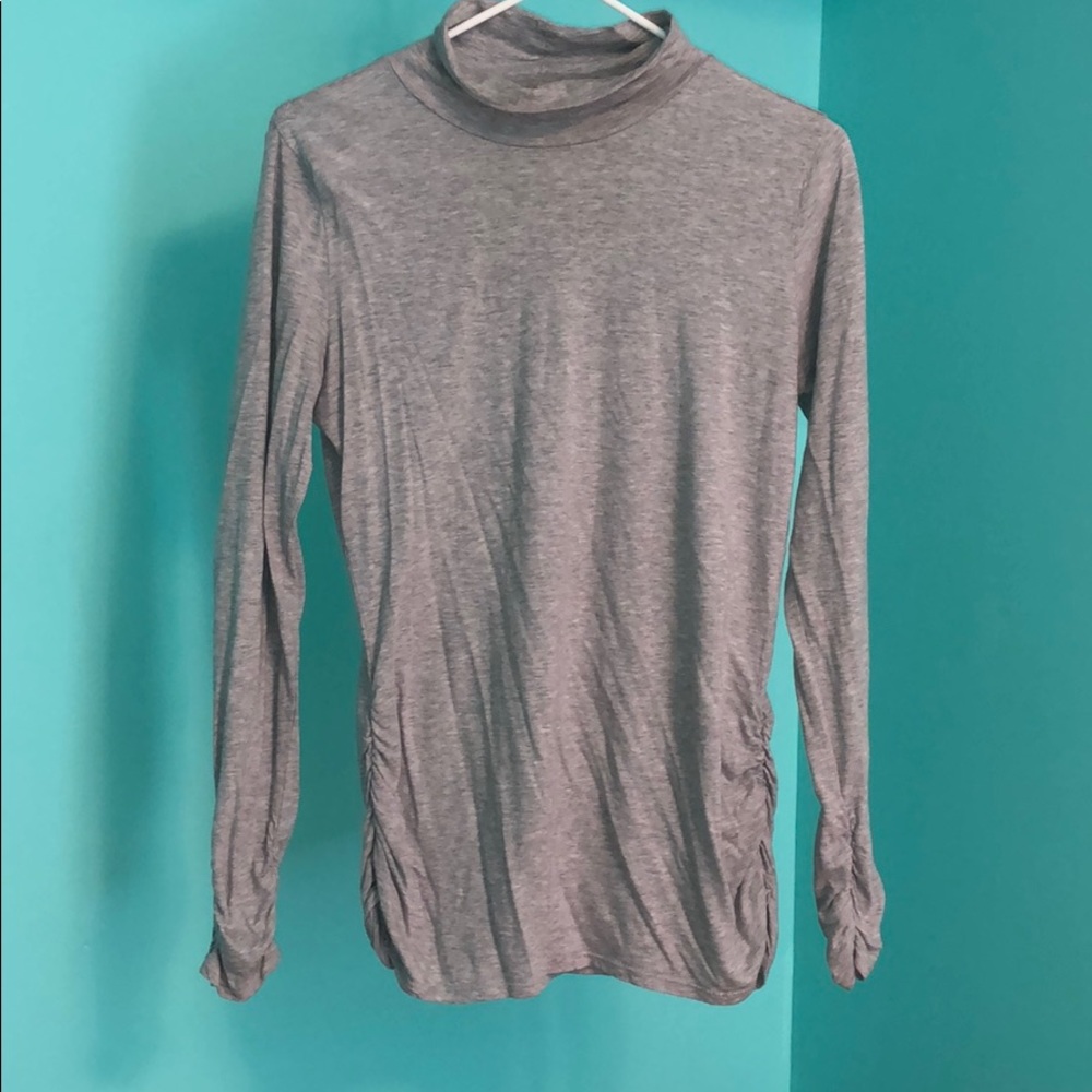 Gray Turtleneck